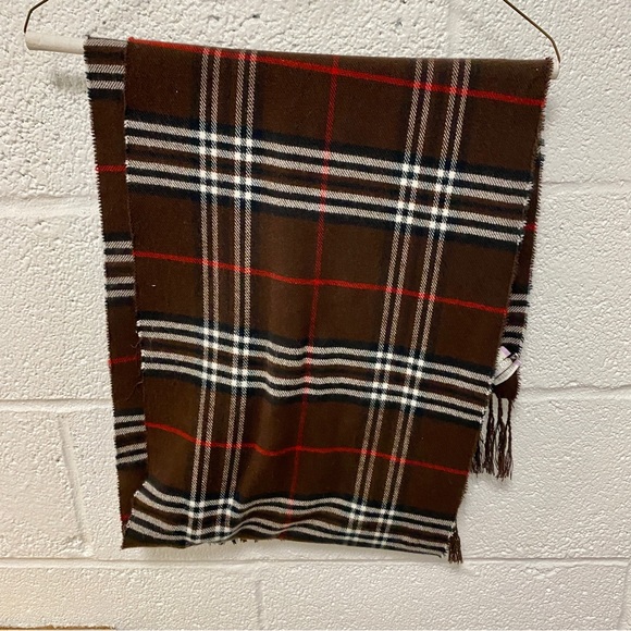 Cashmere Plaid Scarf - Picture 4 of 4